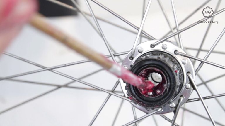 Partes de la rueda trasera de una bicicleta