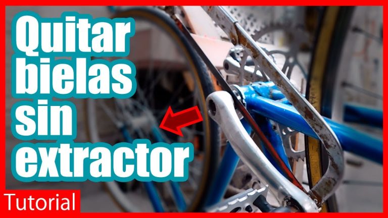 Desmontar bielas bicicleta sin extractor