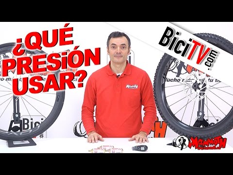 A que presion se infla una rueda de bicicleta