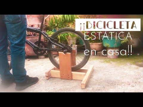 Hacer bicicleta estatica con bici normal