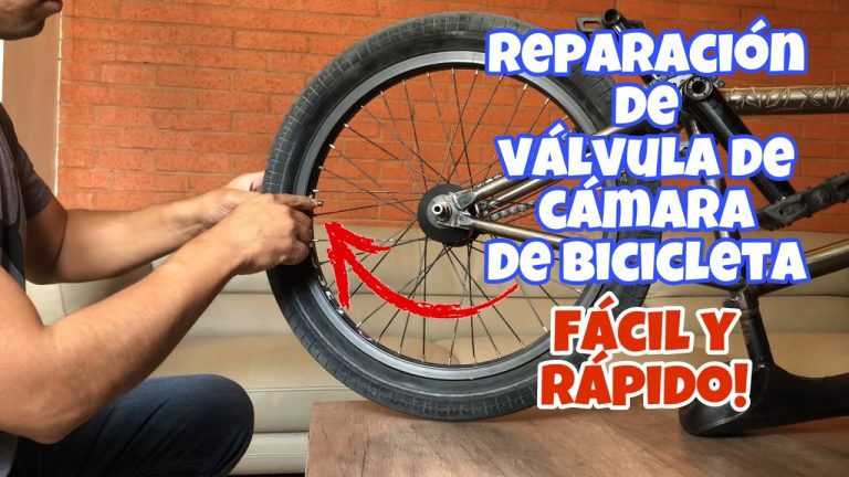 Arreglar valvula rueda bicicleta