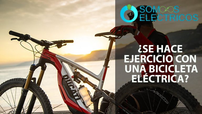 Bicicleta electrica para hacer ejercicio